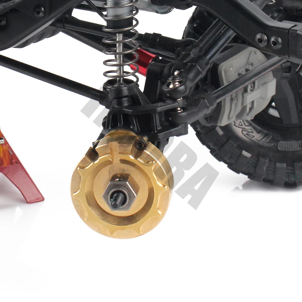 INJORA 95g 104g 113g Counter Weight Brass Outer Portal Drive Housing #8251 for TRX-4 TRX-6 - Image 7