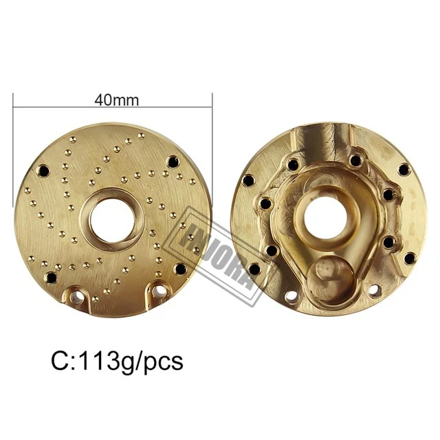INJORA 95g 104g 113g Counter Weight Brass Outer Portal Drive Housing #8251 for TRX-4 TRX-6 - Image 9