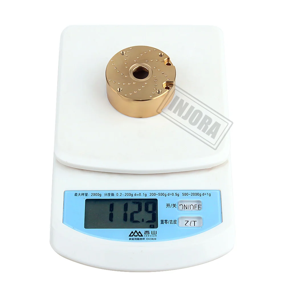 INJORA 95g 104g 113g Counter Weight Brass Outer Portal Drive Housing #8251 for TRX-4 TRX-6 - Image 12