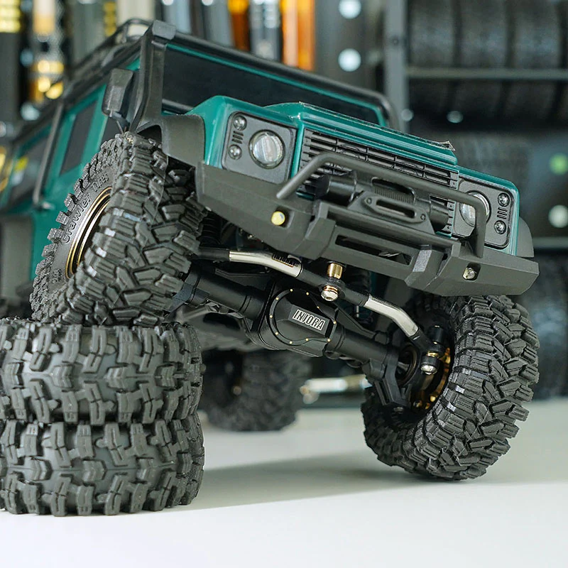 INJORA 9g/pcs Black Coating Brass Front Rear Diff Covers for 1/18 TRX4M (4M-62) - Image 10