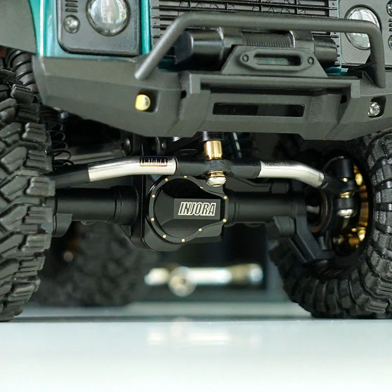 INJORA 9g/pcs Black Coating Brass Front Rear Diff Covers for 1/18 TRX4M (4M-62) - Image 7