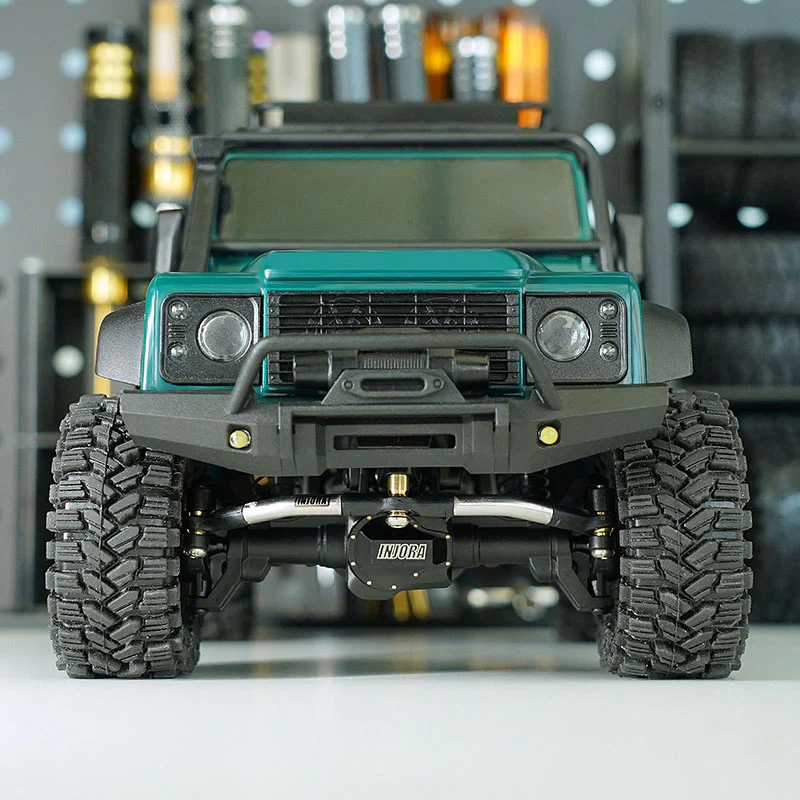 INJORA 9g/pcs Black Coating Brass Front Rear Diff Covers for 1/18 TRX4M (4M-62) - Image 9