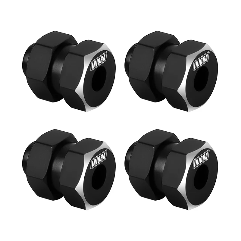INJORA 9mm(+5mm) Stainless Steel Extended Wheel Hexes For 1/24 SCX24 AX24 - Image 14