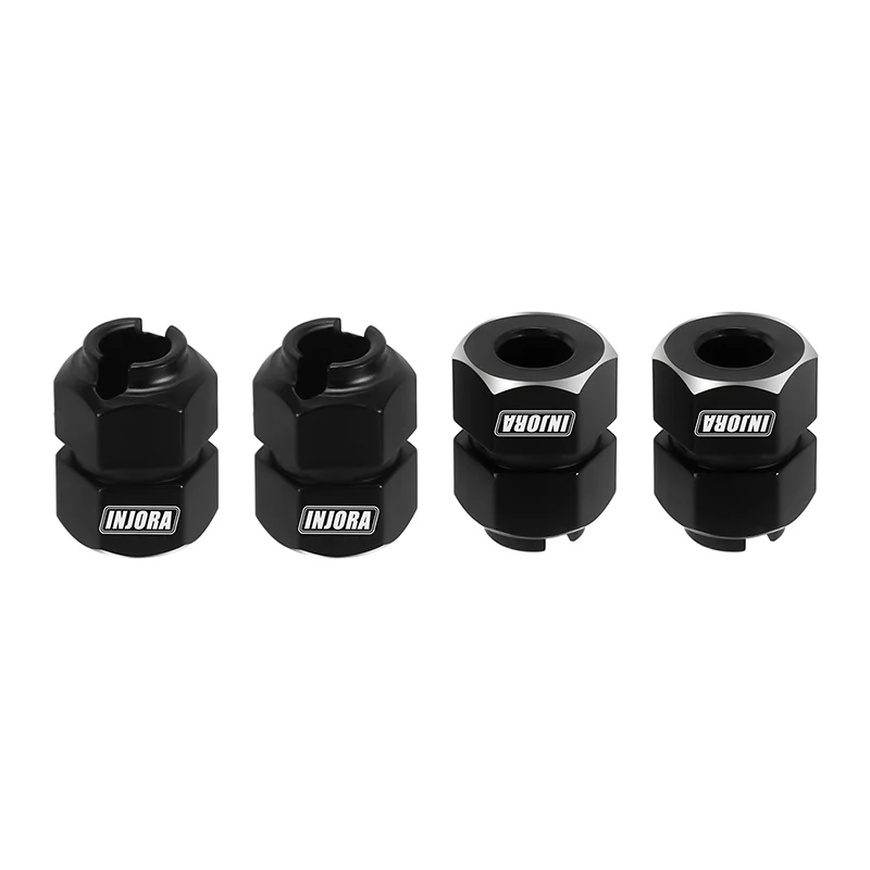 INJORA 9mm(+5mm) Extended Wheel Hexes for 1/18 TRX4M - Image 3