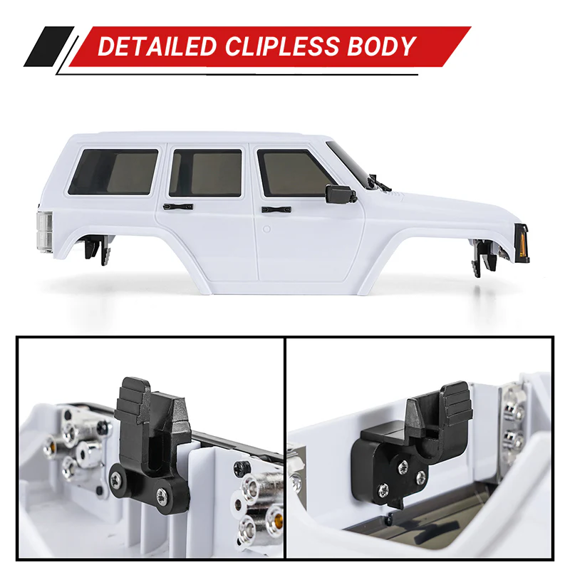 INJORA Cherokee Body for 155mm 1/18 TRX4M Bronco Defender - Image 5
