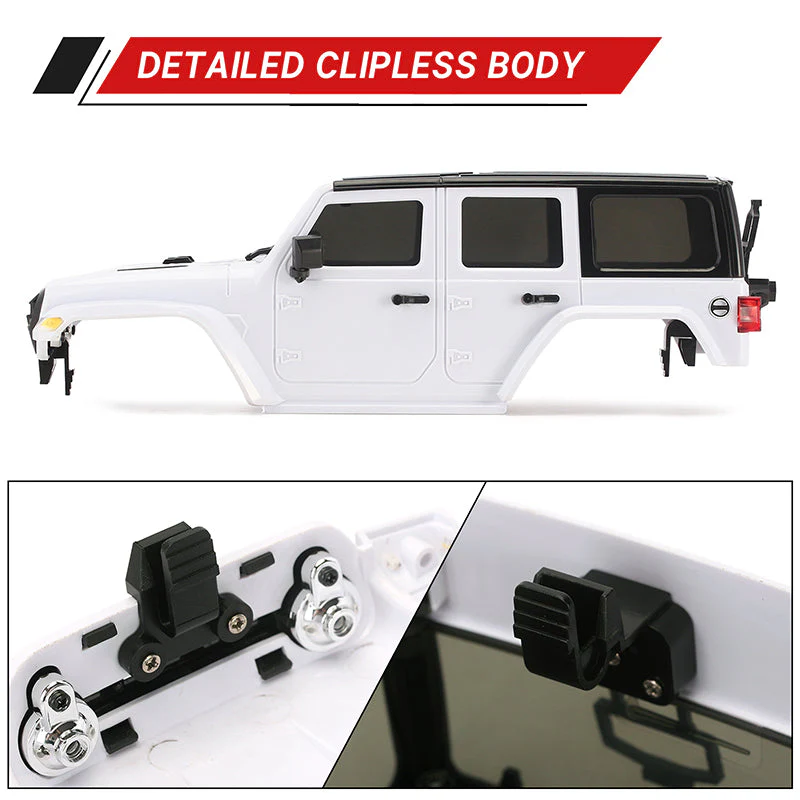 INJORA Hard Top Body for 155mm 1/18 TRX4M Bronco Defender - Image 5