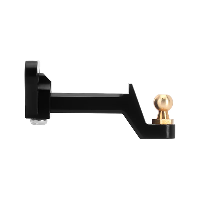INJORA Adjustable Aluminum Trailer Tow Hitch With Brass Ball for 1/18 TRX4M - Image 8