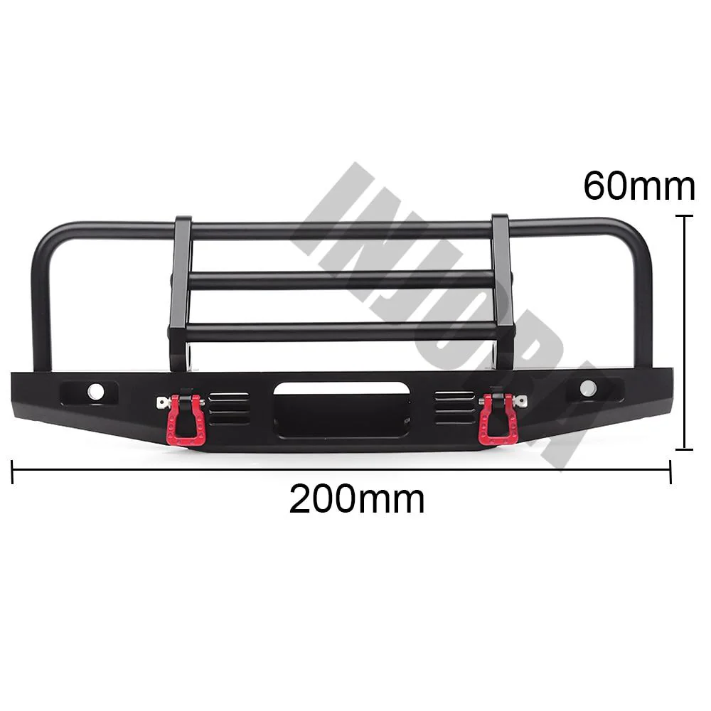 INJORA Adjustable Metal Front Bumper for TRX4 SCX10 & SCX10 II - Image 5