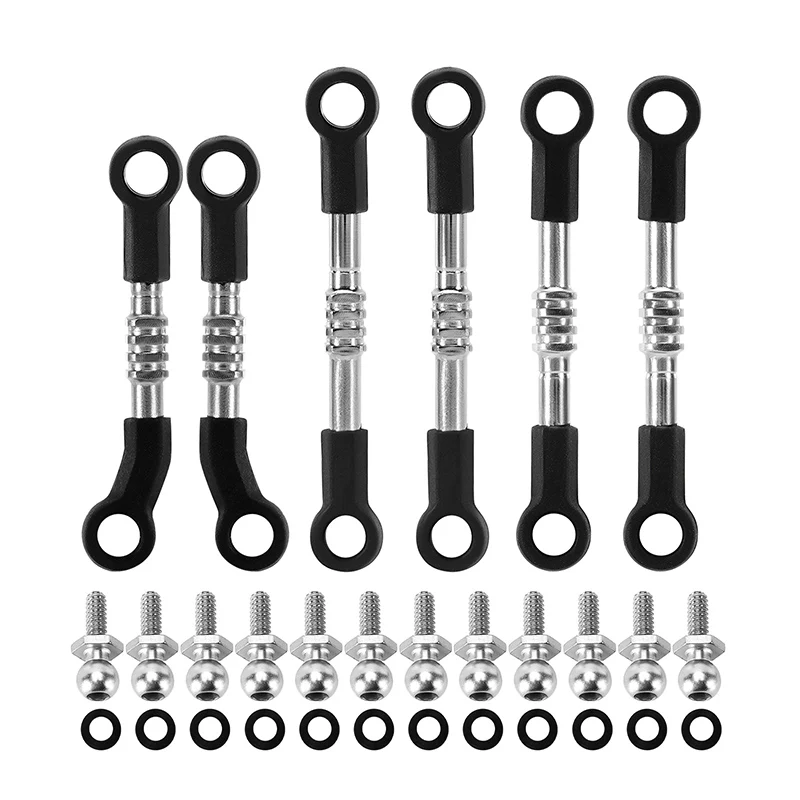 [US Warehouse] INJORA Adjustable Stainless Steel Links Set for Losi Micro-B Micro-T - Image 2