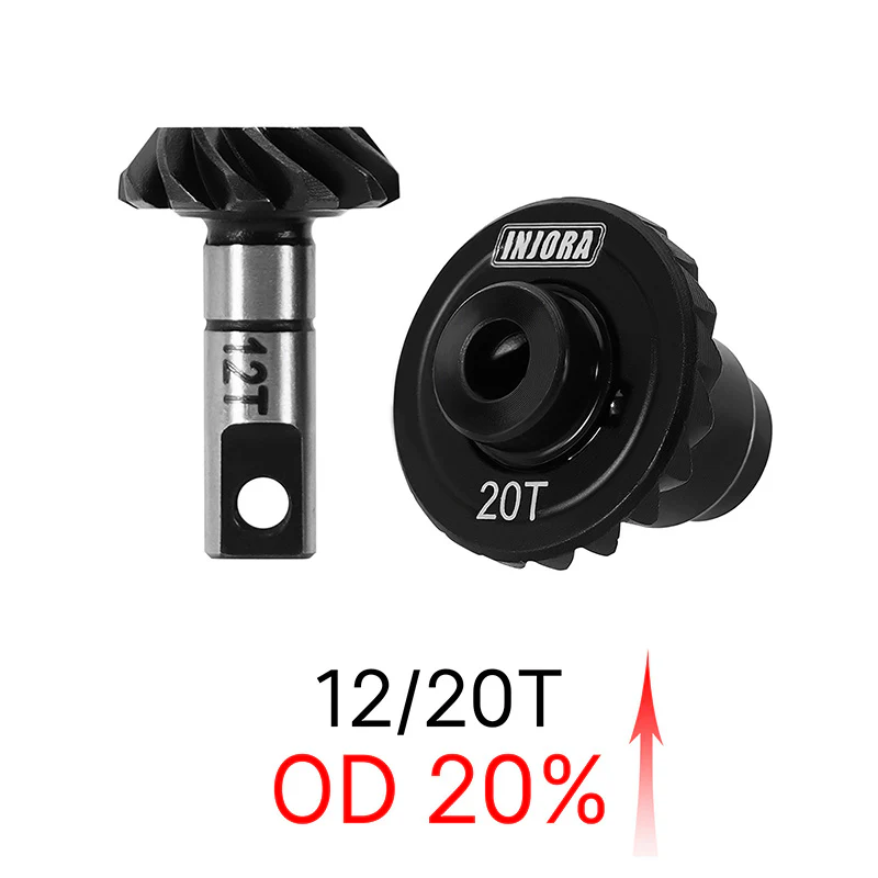 INJORA Alloy Steel Helical Diff Gears for 1/18 Redcat Ascent-18 - Image 11
