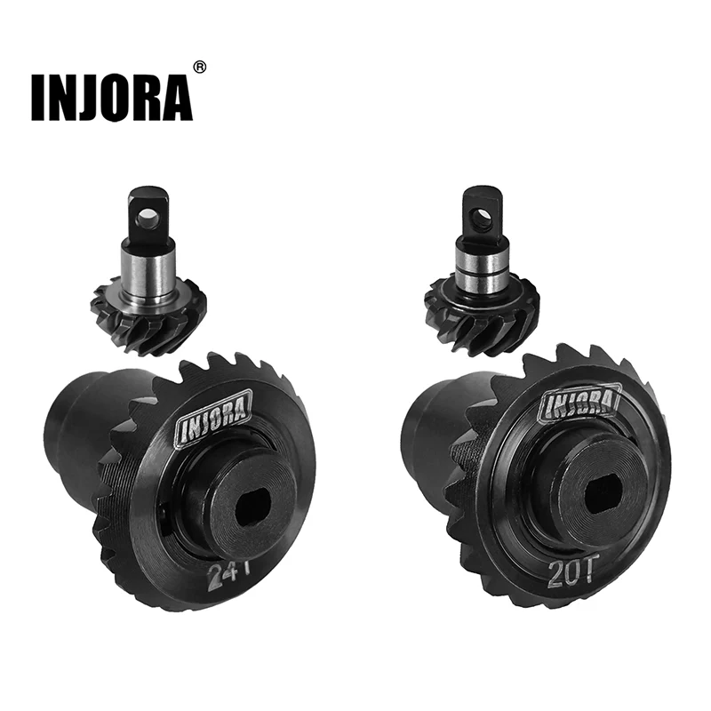 INJORA Alloy Steel Helical Overdrive Gears for FMS FCX24 FCX18