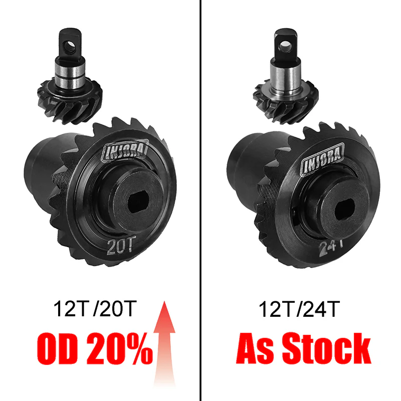 INJORA Alloy Steel Helical Overdrive Gears for FMS FCX24 FCX18 - Image 15