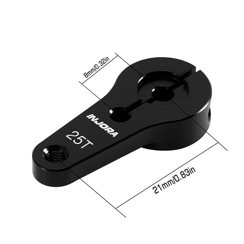 INJORA Aluminum 25T Servo Horn for 1/10 RC Cars - Image 2