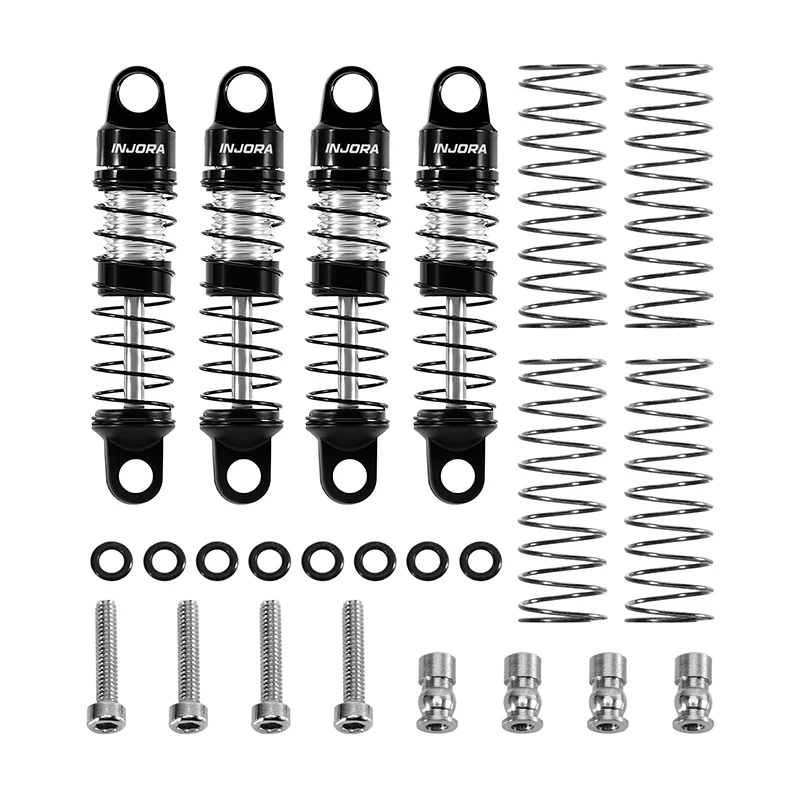 INJORA 26mm Aluminum Oil Shocks for 1/30 Axial SCX30 - Image 2