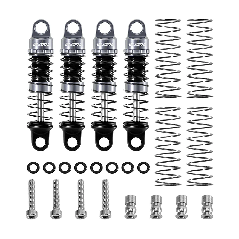 INJORA 26mm Aluminum Oil Shocks for 1/30 Axial SCX30 - Image 9