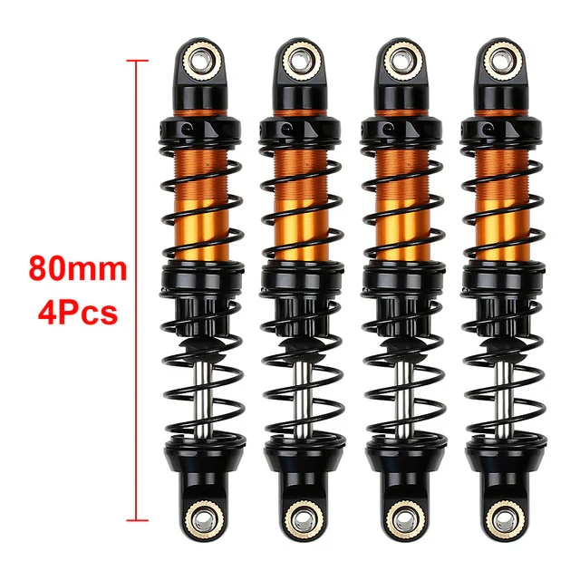 INJORA Aluminum 70-120mm Dual Stage Spring Shock Absorber Damper for 1/10 RC Crawler - Image 22