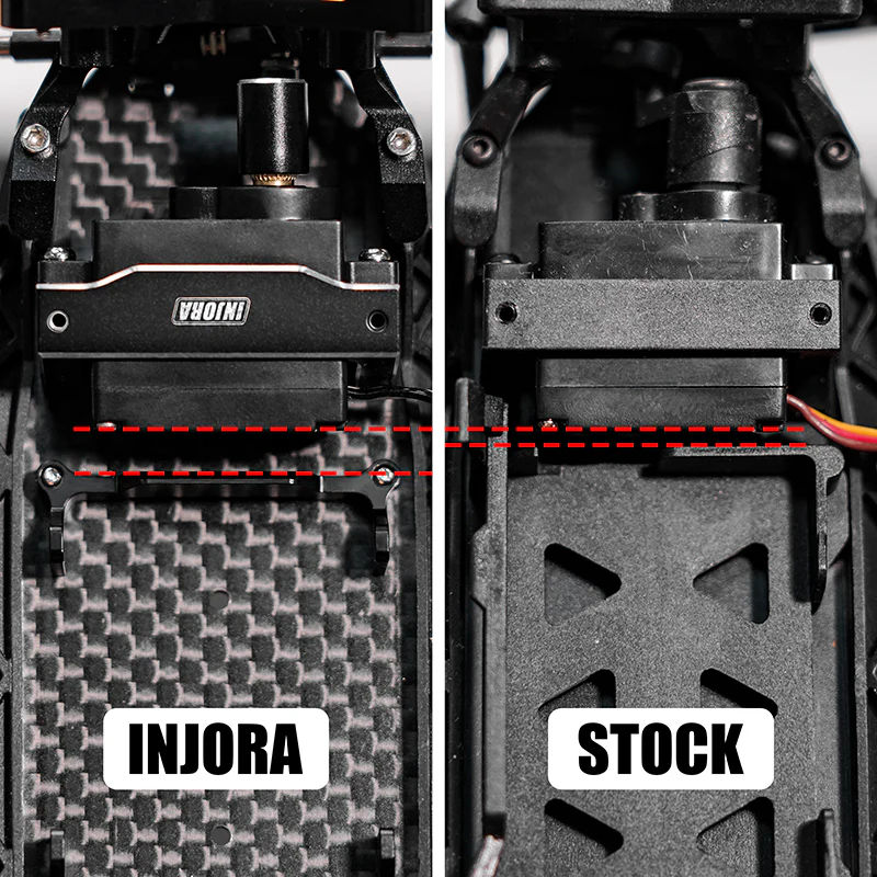 INJORA Aluminum Brushless ESC Mount with Battery Holder for 1/24 Buggy Losi Micro-B - Image 4