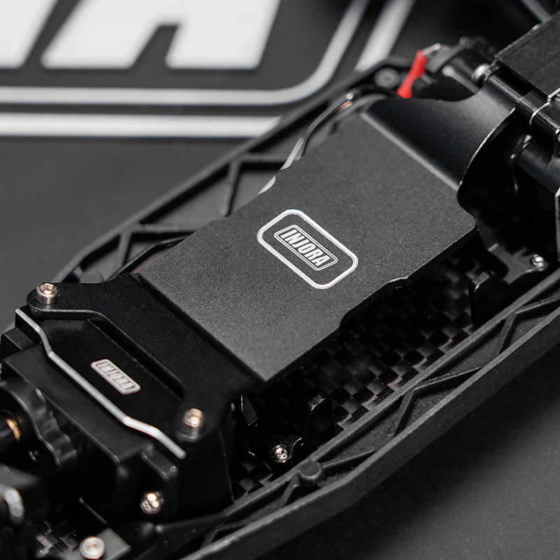 INJORA Aluminum Brushless ESC Mount with Battery Holder for 1/24 Buggy Losi Micro-B - Image 5