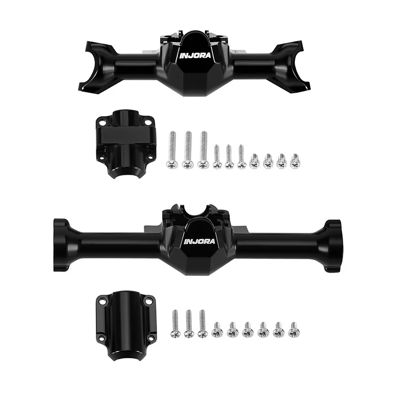 INJORA Aluminum Front & Rear Axle Housings for 1/30 SCX30 - Image 2