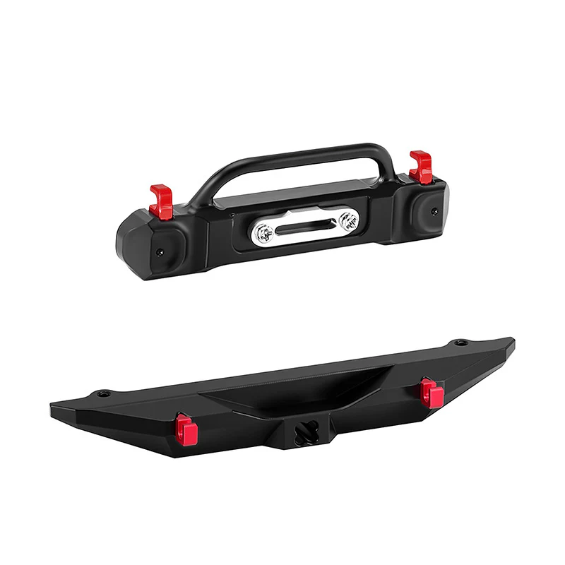 INJORA Aluminum Front Rear Bumper for 1/30 SCX30 JLU - Image 3