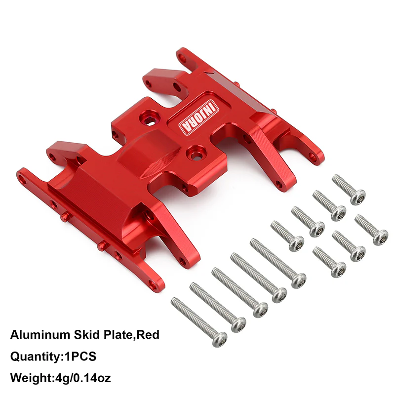 INJORA Aluminum Gearbox Mount, Transmission Skid Plate for Axial SCX24 - Image 10