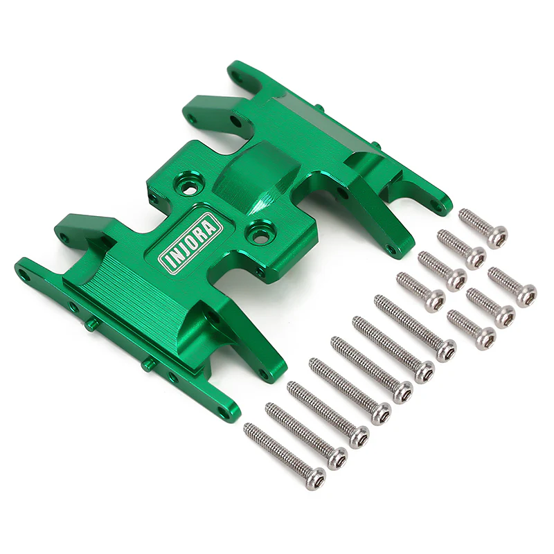 INJORA Aluminum Gearbox Mount, Transmission Skid Plate for Axial SCX24 - Image 16