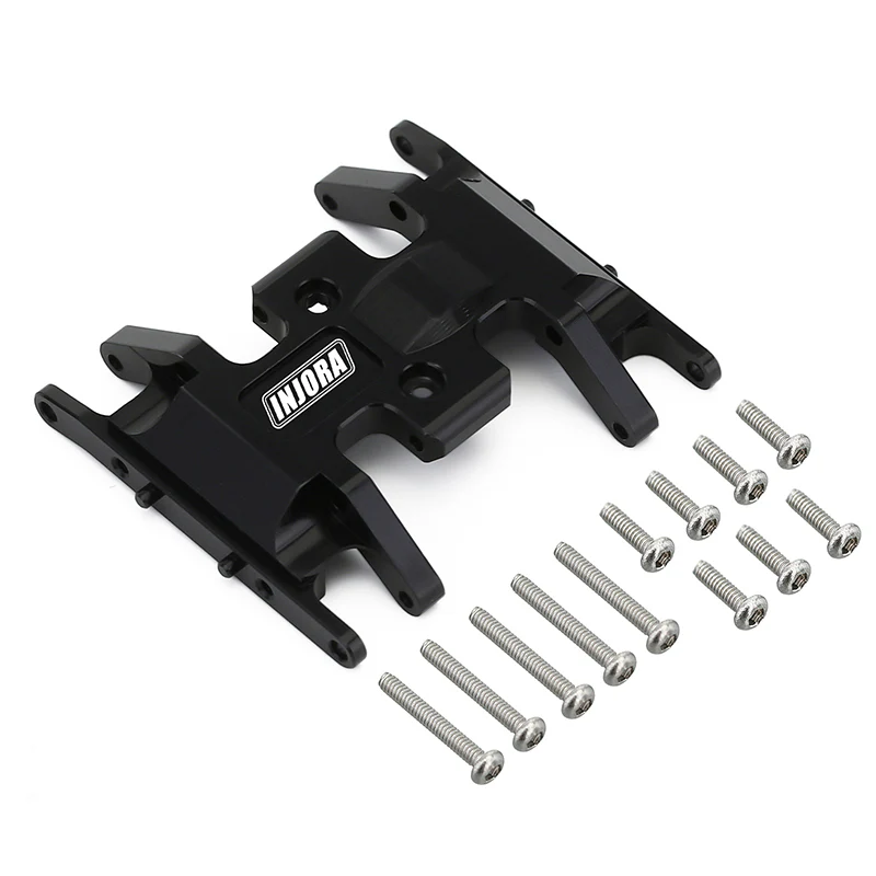 INJORA Aluminum Gearbox Mount, Transmission Skid Plate for Axial SCX24 - Image 3