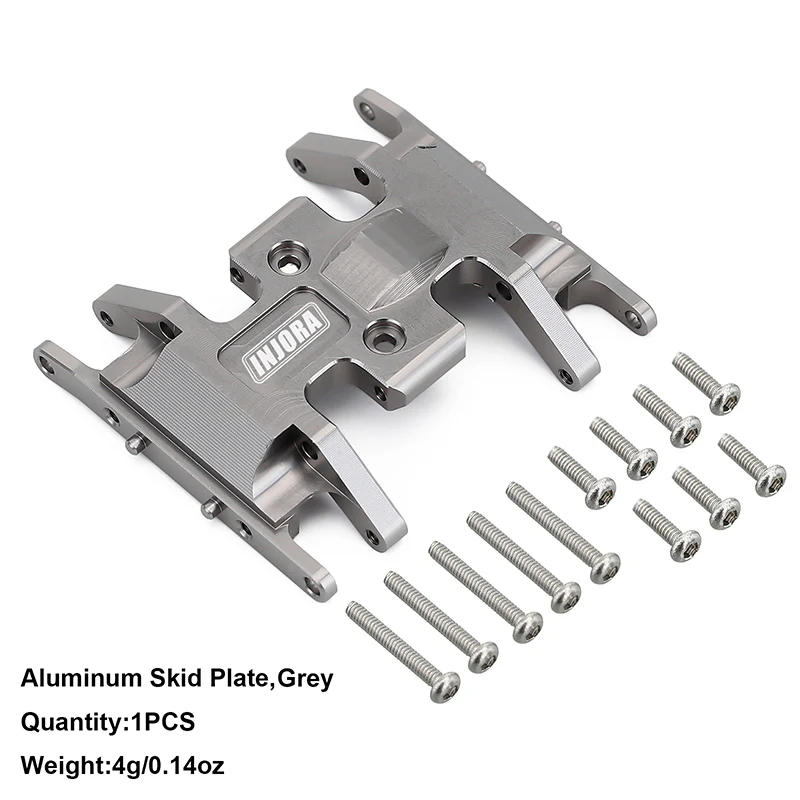 INJORA Aluminum Gearbox Mount, Transmission Skid Plate for Axial SCX24 - Image 6