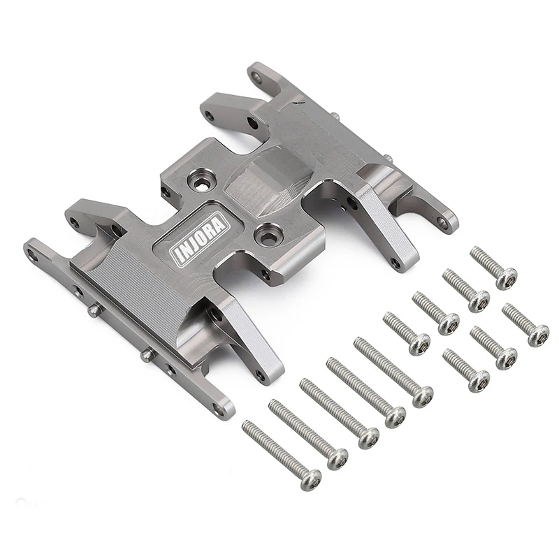 INJORA Aluminum Gearbox Mount, Transmission Skid Plate for Axial SCX24 - Image 7