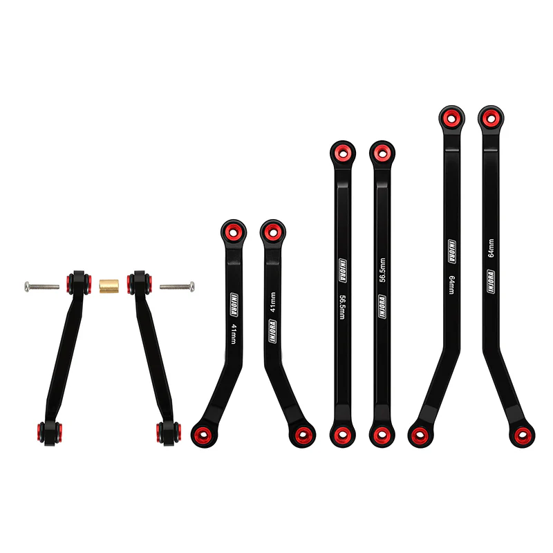 INJORA Aluminum High Clearance 4 Links Set for 1/24 Axial SCX24 GX470 - Image 10