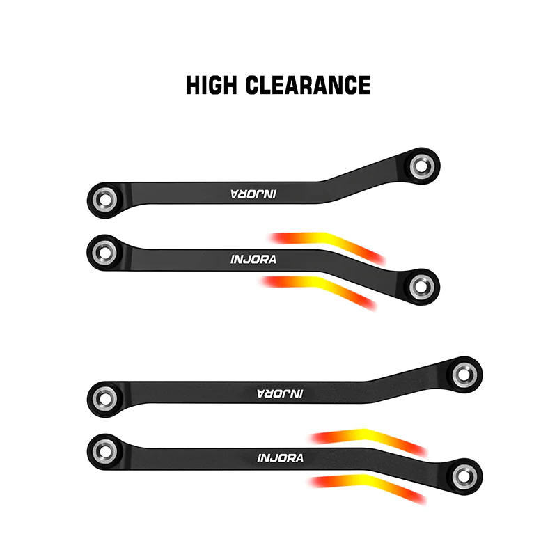 INJORA Aluminum High Clearance Chassis Links for 1/32 Redcat Ascent-32 (ASC32-04) - Image 5