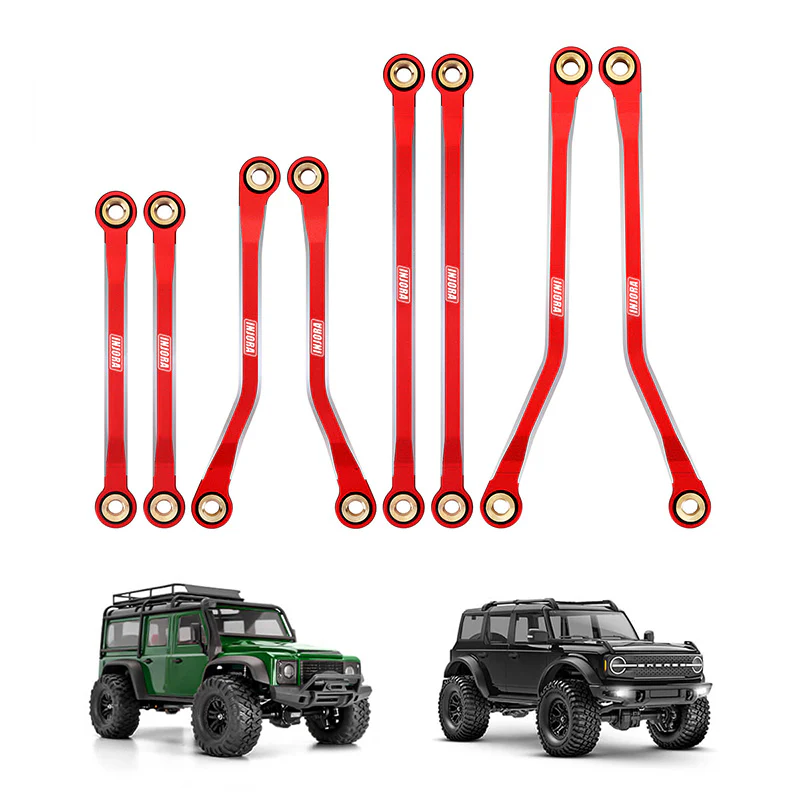 INJORA Aluminum High Clearance Chassis Links Set for 1/18 TRX4M Defender Bronco - Image 11