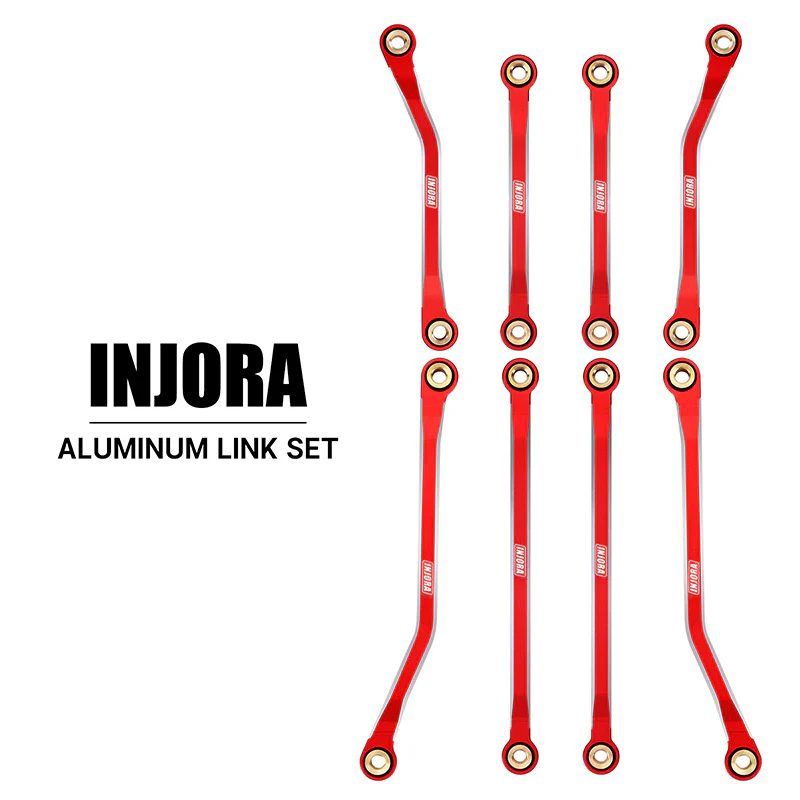INJORA Aluminum High Clearance Chassis Links Set for 1/18 TRX4M Defender Bronco - Image 12