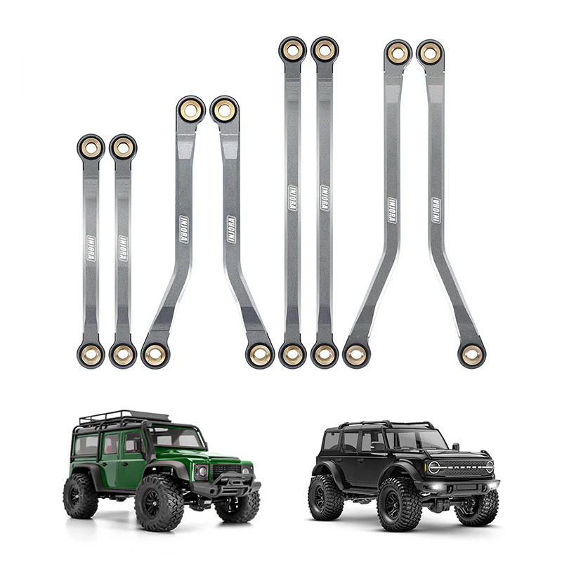INJORA Aluminum High Clearance Chassis Links Set for 1/18 TRX4M Defender Bronco - Image 17