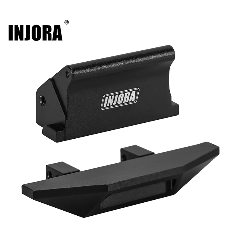 INJORA Aluminum IR40-18 Front Bumper & Rear Mount for 1/18 Redcat Ascent-18 brushed
