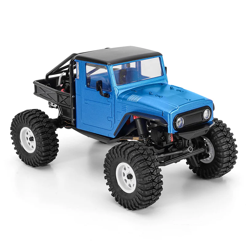 INJORA Aluminum IR40-18 Front Bumper & Rear Mount for 1/18 Redcat Ascent-18 brushed - Image 4