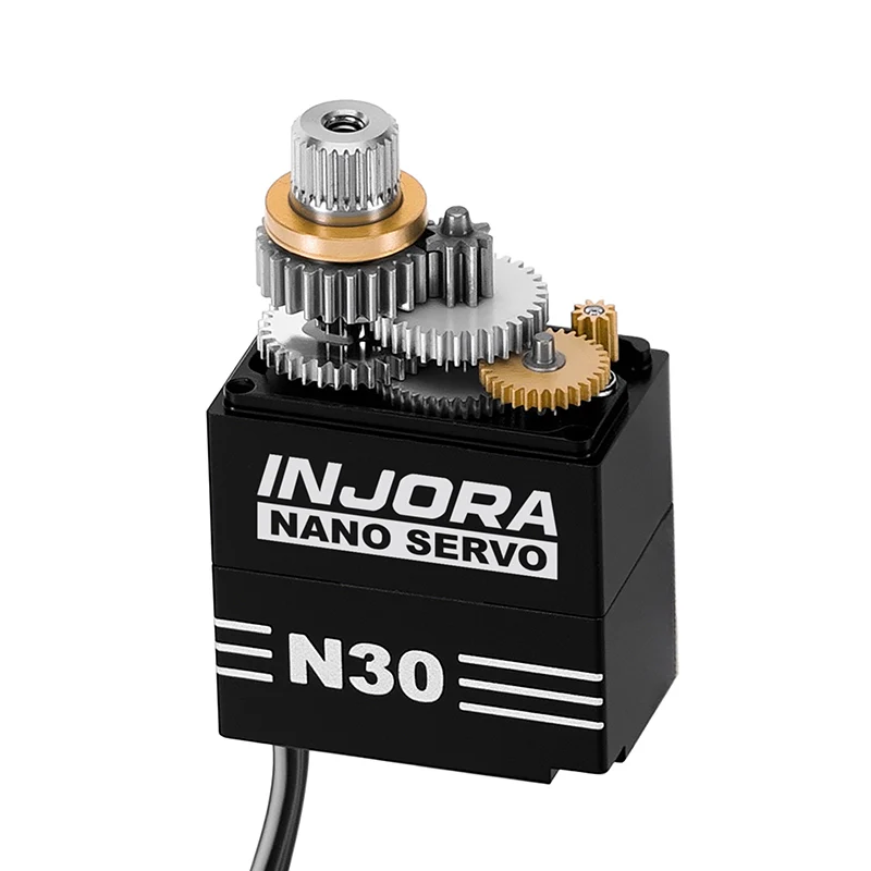 INJORA Aluminum N30 NANO Servo with Servo Saver for 1/30 SCX30 - Image 4