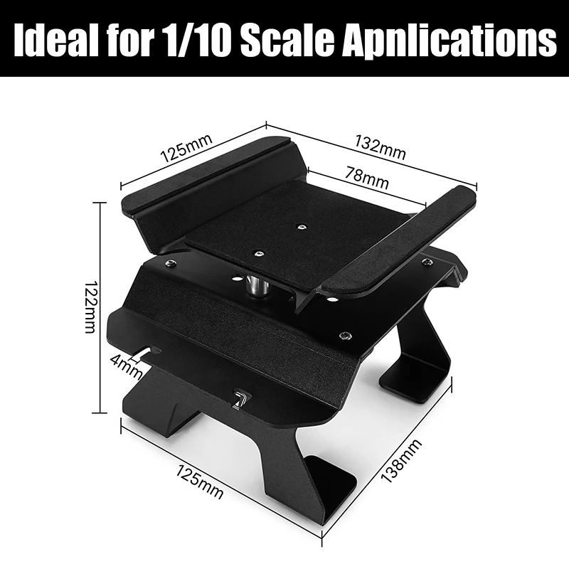 INJORA Aluminum RC Car Stand with Shock Holder for 1/10 RC Cars - Image 3