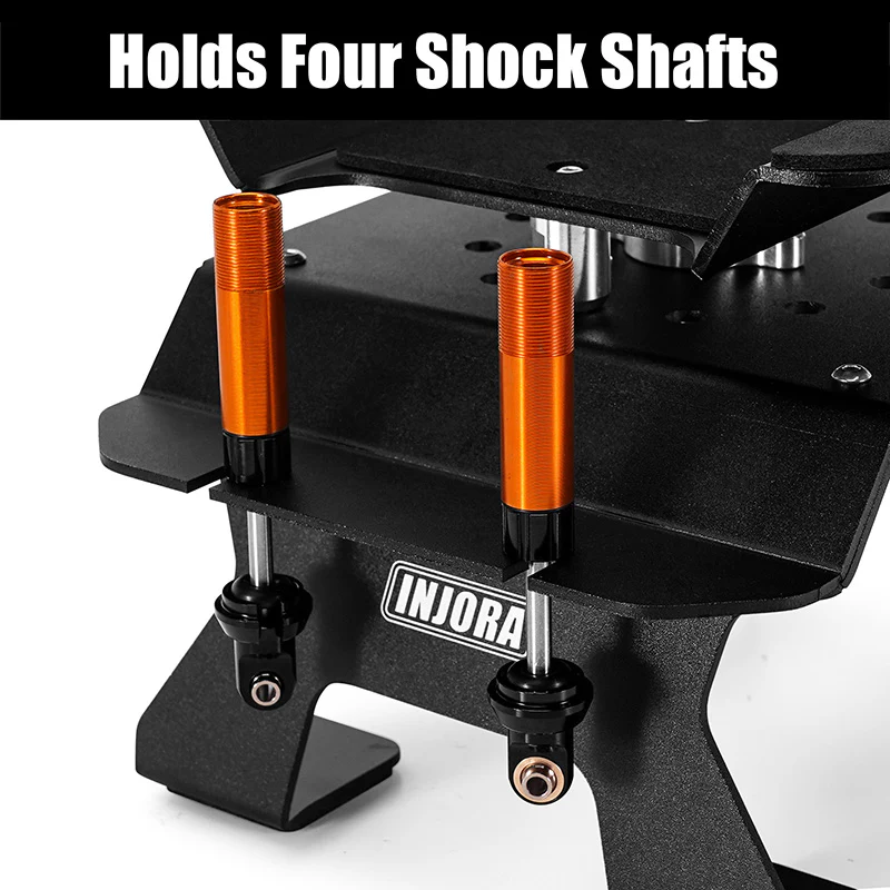 INJORA Aluminum RC Car Stand with Shock Holder for 1/10 RC Cars - Image 4