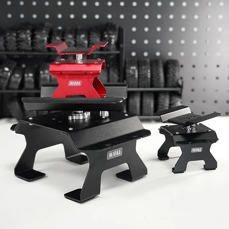 INJORA Aluminum RC Car Stand with Shock Holder for 1/10 RC Cars - Image 7