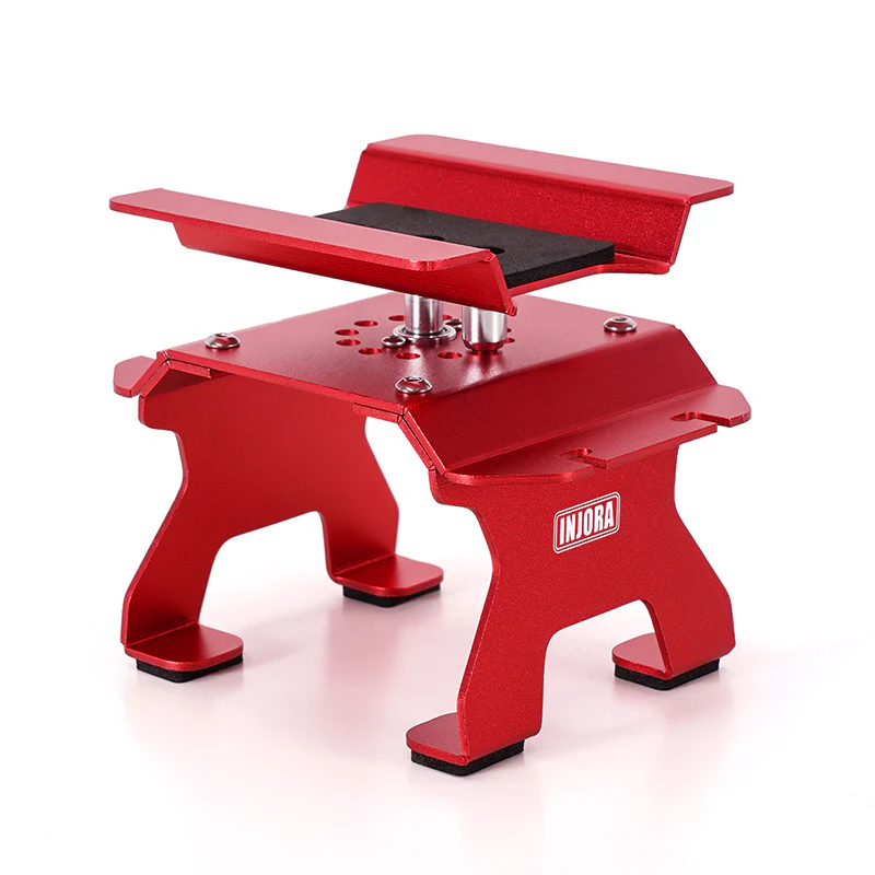 INJORA Aluminum RC Car Stand with Shock Holder for 1/24 1/18 RC Crawler - Image 22