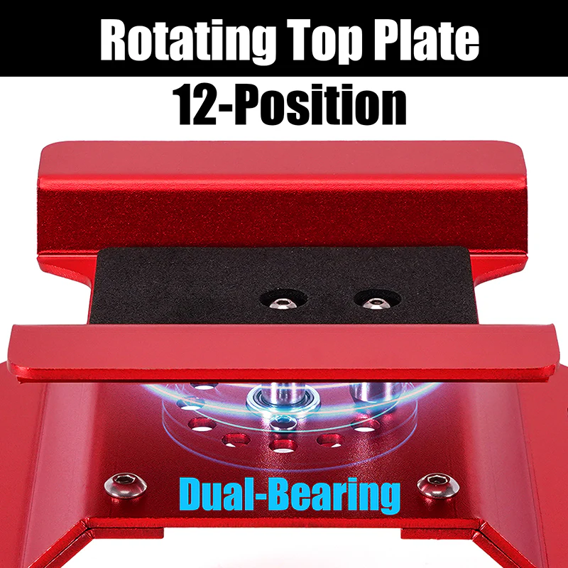 INJORA Aluminum RC Car Stand with Shock Holder for 1/24 1/18 RC Crawler - Image 23