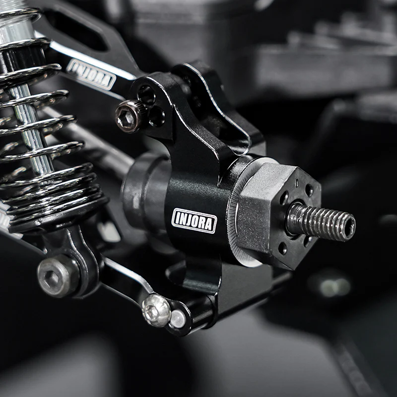 INJORA Aluminum Rear Hubs for Arrma Mojave Grom Losi Nascar - Image 3