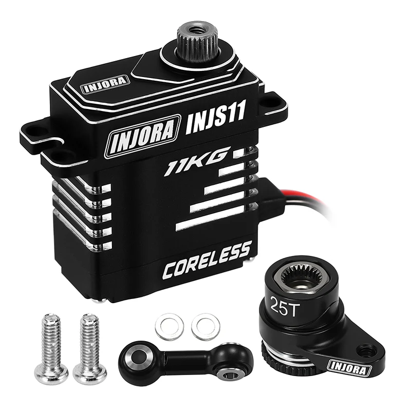 INJORA Aluminum Servo Saver Set for Arrma Mojave Typhon Granite Grom Losi Nascar - Image 7