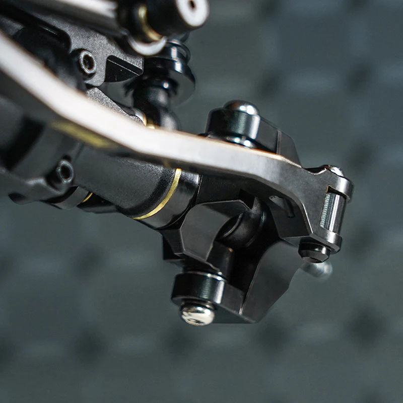 INJORA Black Brass C Hubs for 1/24 FMS FCX24M - Image 3