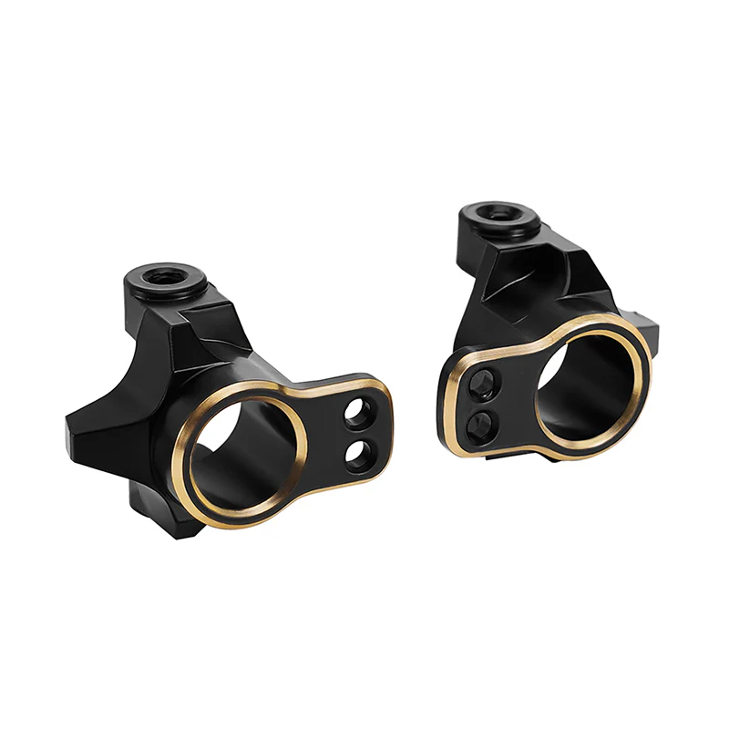 INJORA Black Brass C Hubs for 1/24 FMS FCX24M - Image 4