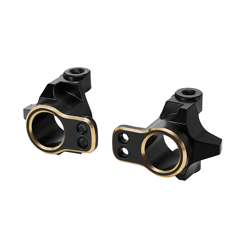 INJORA Black Brass C Hubs for 1/24 FMS FCX24M - Image 5