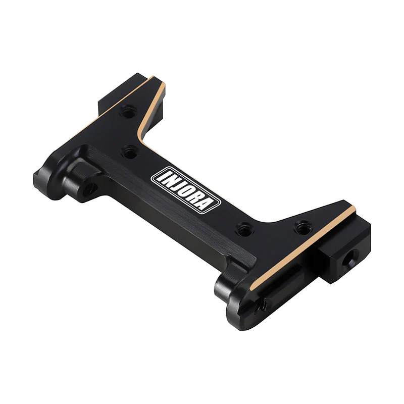 INJORA Black Brass Front Bumper Mount for 1/18 TRX4M Defender Bronco (4M-79) - Image 3