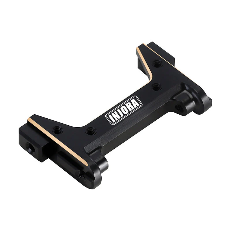 INJORA Black Brass Front Bumper Mount for 1/18 TRX4M Defender Bronco (4M-79) - Image 4