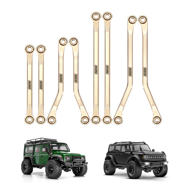 INJORA Brass High Clearance Links Set for 1/18 TRX4M Defender Bronco - Image 10